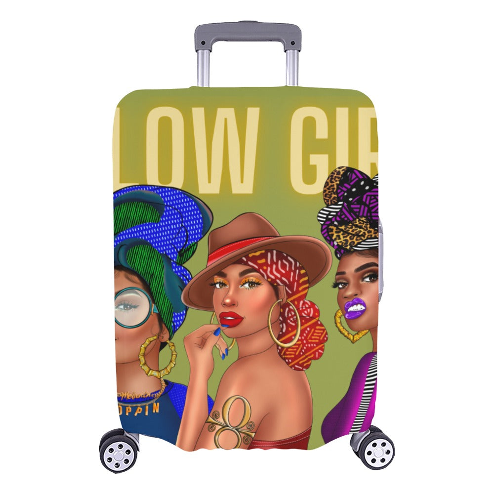 Glow Girl Luggage Cover