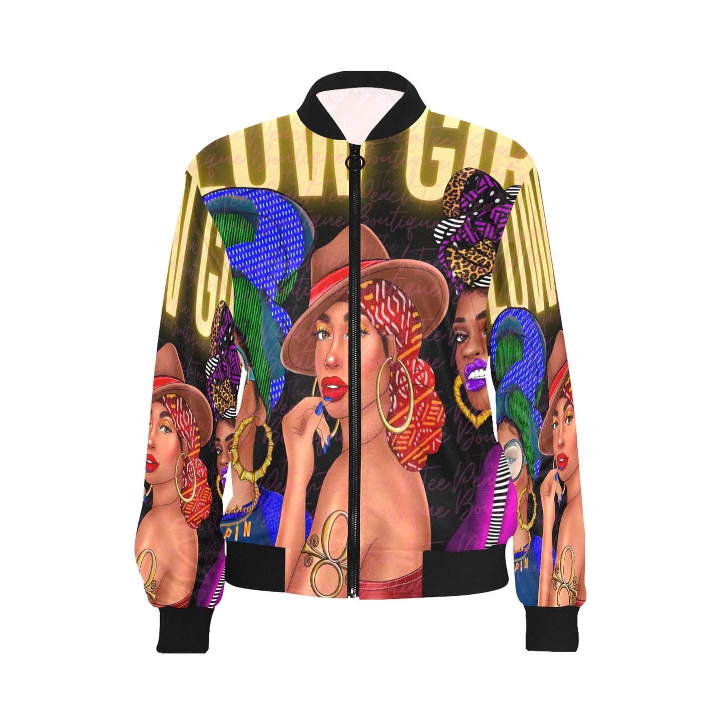 Glow Girl Bomber Jacket
