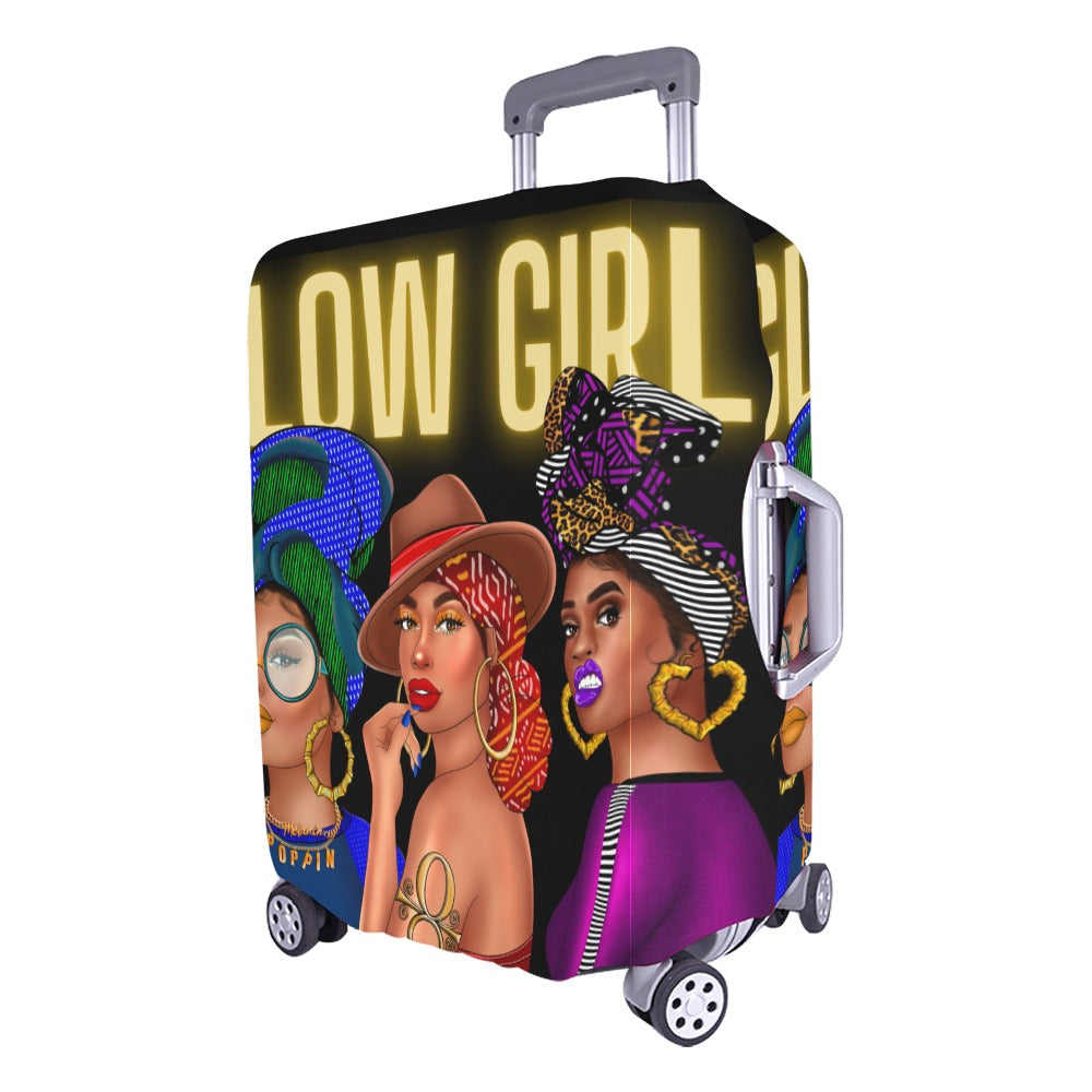 Glow Girl Luggage Cover
