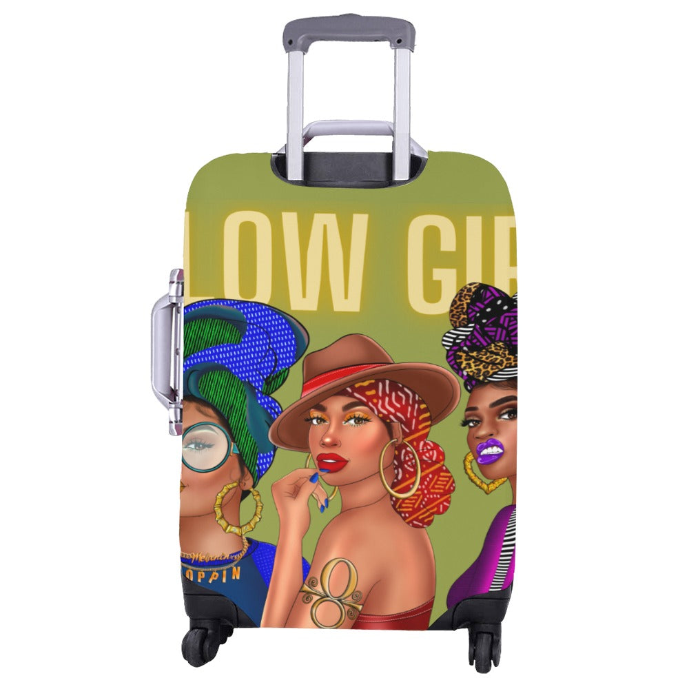 Glow Girl Luggage Cover