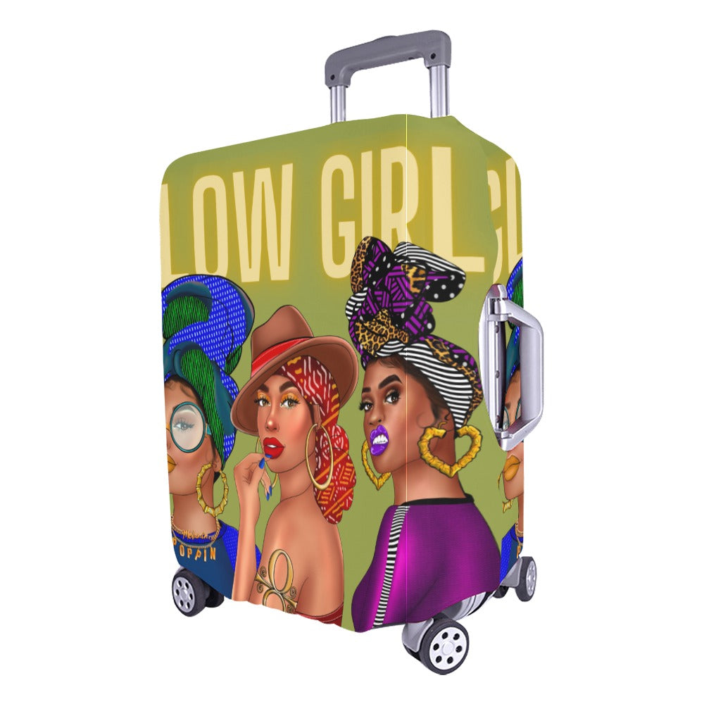Glow Girl Luggage Cover