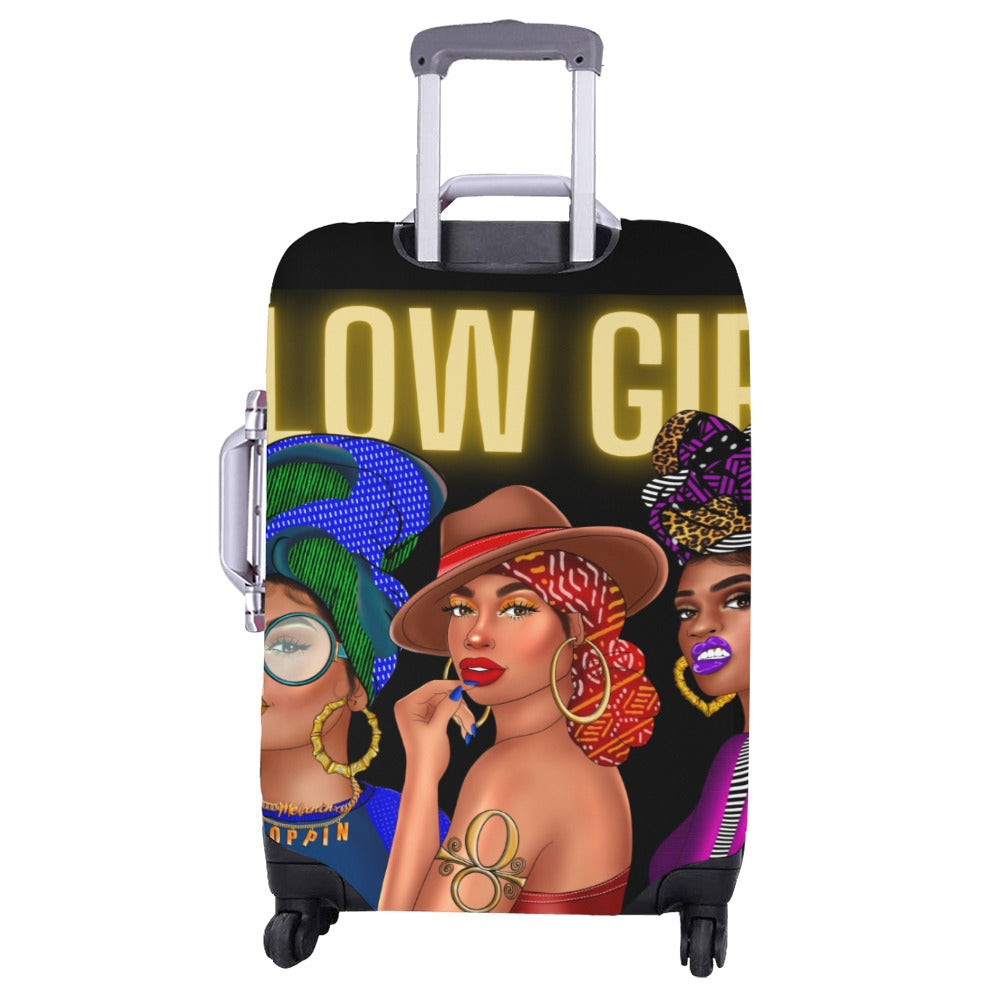 Glow Girl Luggage Cover