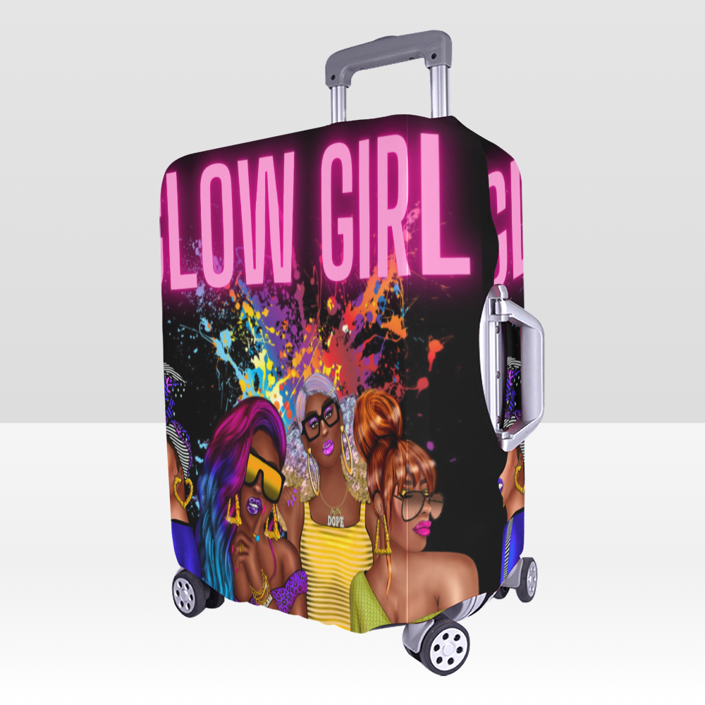 Glow Girl Luggage Cover