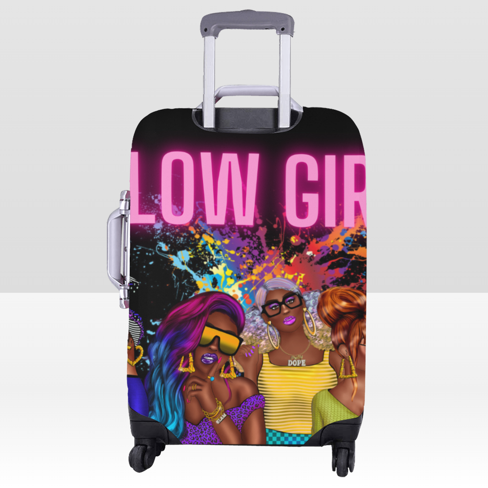 Glow Girl Luggage Cover