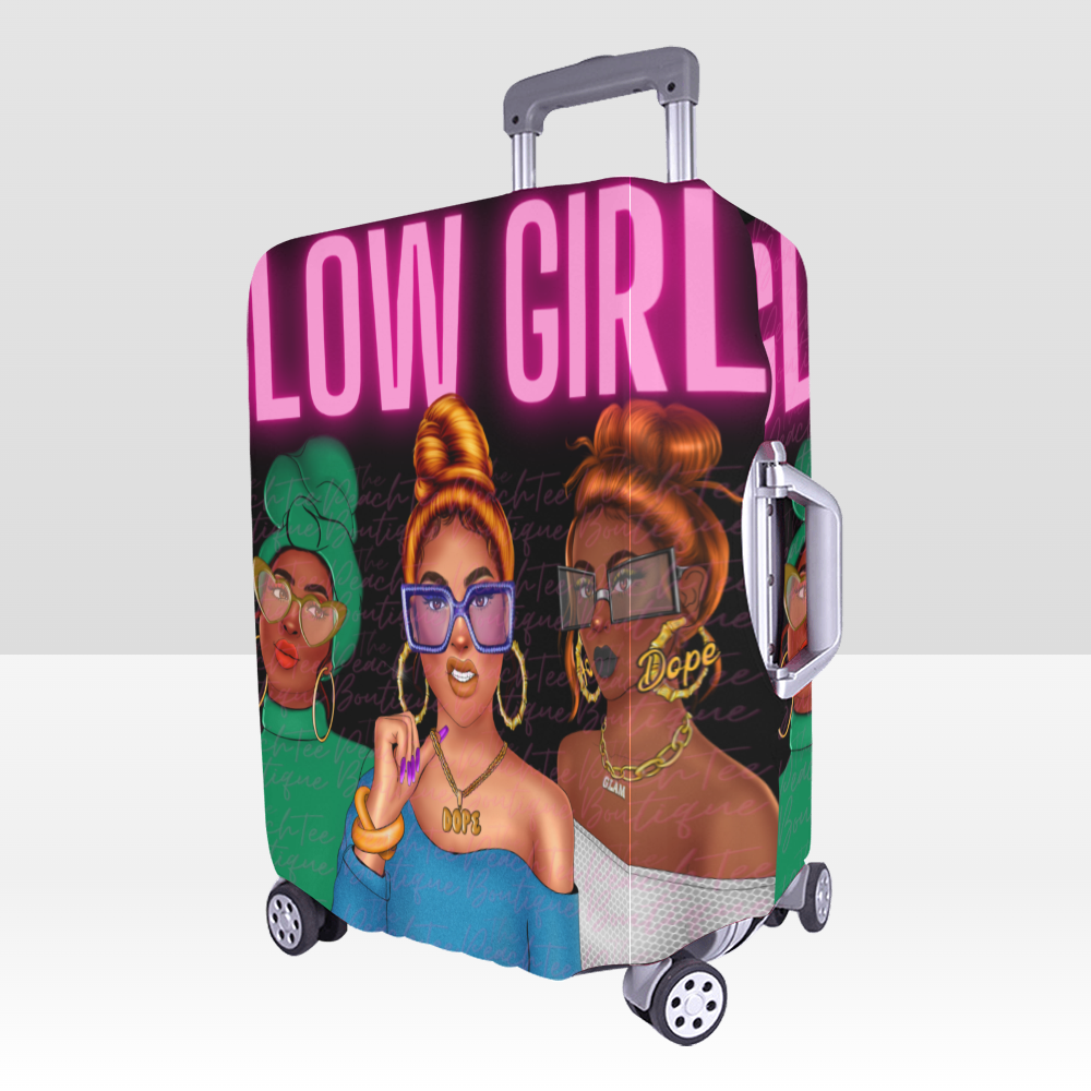 Glow Girl Luggage Cover