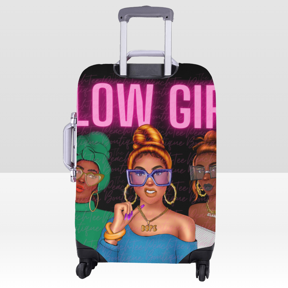 Glow Girl Luggage Cover